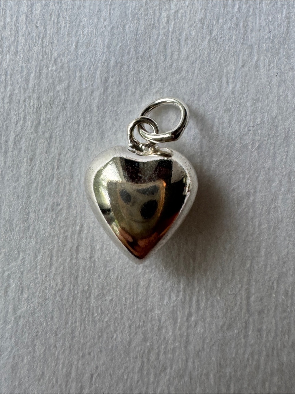 Sterling Silver 925 Heart Charm For Bracelet Necklace Love Gift